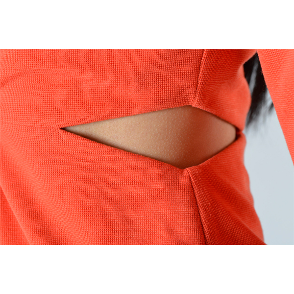 SY005漏空烫钻连衣裙细节图