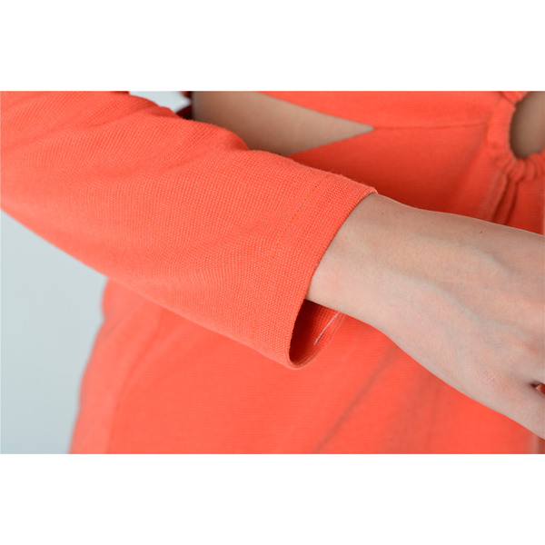 SY005漏空烫钻连衣裙细节图