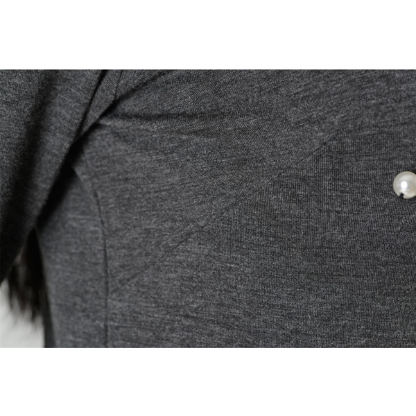 SY011针织长袖订珠上衣细节图 SY011针织长袖订珠上衣细节图