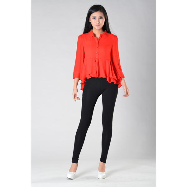 SY012长袖衬衣正面效果