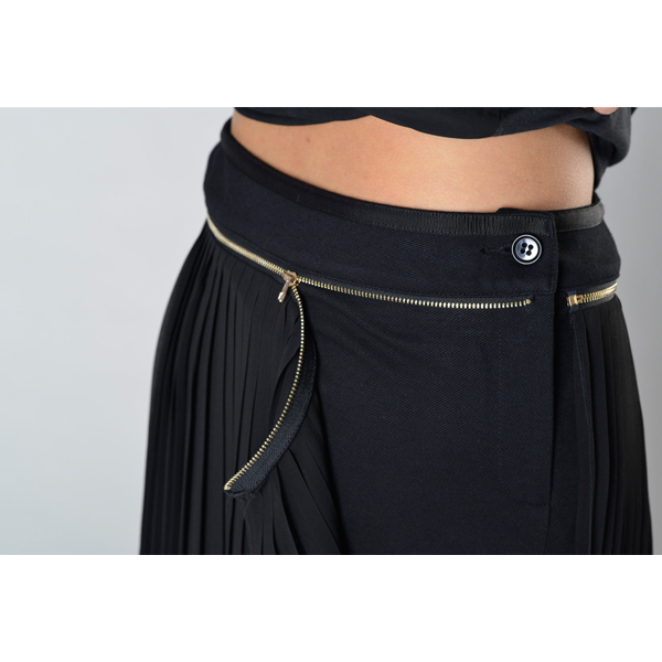 SY014针织车花可脱半裙细节图 SY014针织车花可脱半裙细节图