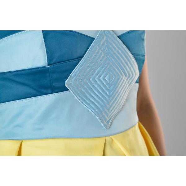 SY016四色露肩连衣裙细节图 SY016四色露肩连衣裙细节图